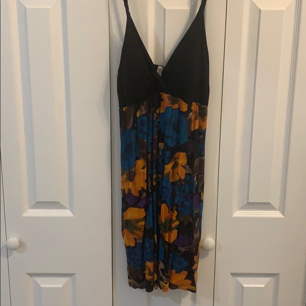 Floral sundress with braided straps!